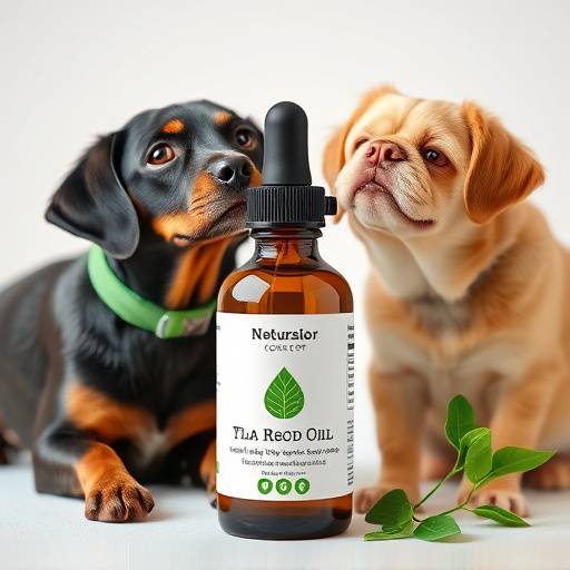 Imagen principal del collar antipulgas natural para perros y gatos con aceite de neem